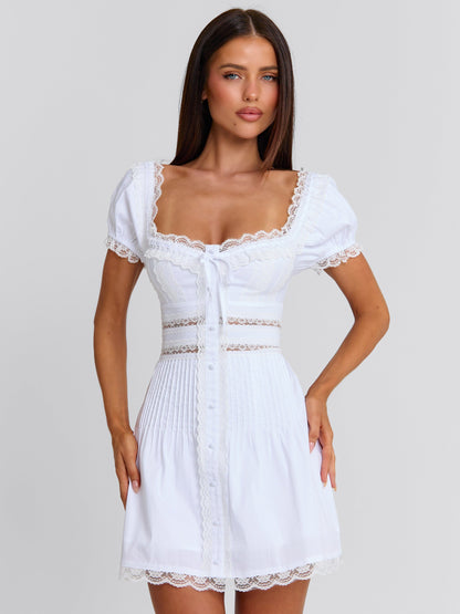 NADIENE MINI DRESS WHITE