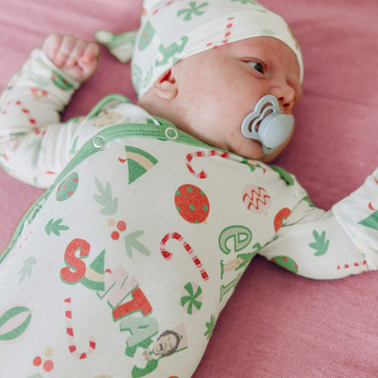 Newborn Knotted Gown - Elf