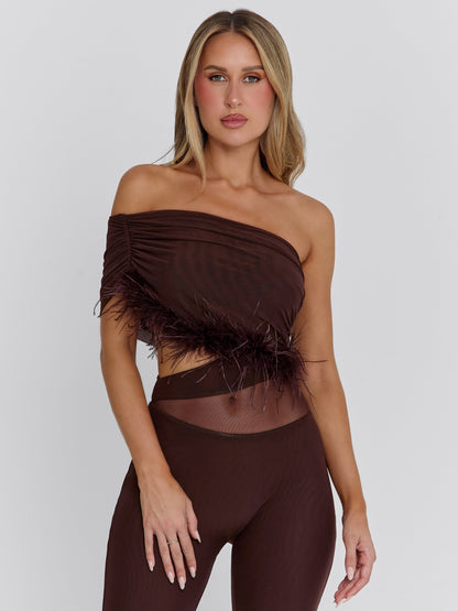 OMAY JUMPSUIT CHOCOLATE