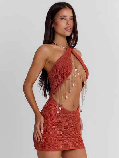 PERA MINI DRESS ORANGE