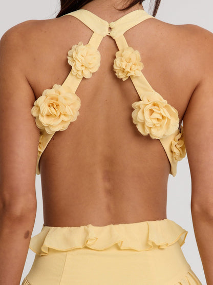 RAELYN MAXI DRESS YELLOW