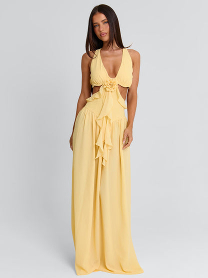 RAELYN MAXI DRESS YELLOW
