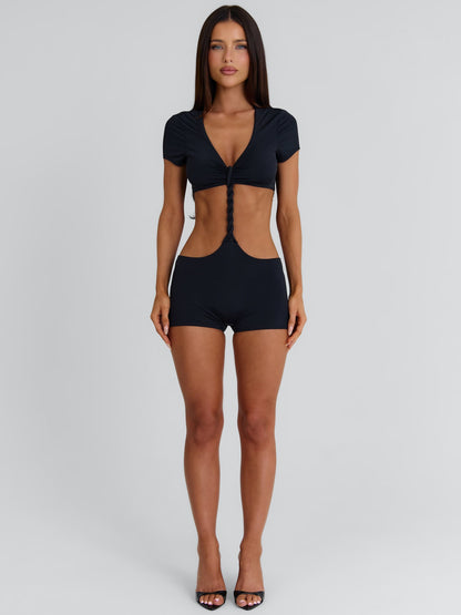 RENAE PLAYSUIT BLACK