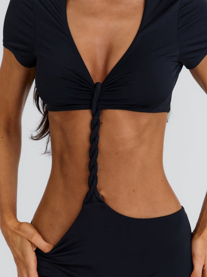 RENAE PLAYSUIT BLACK