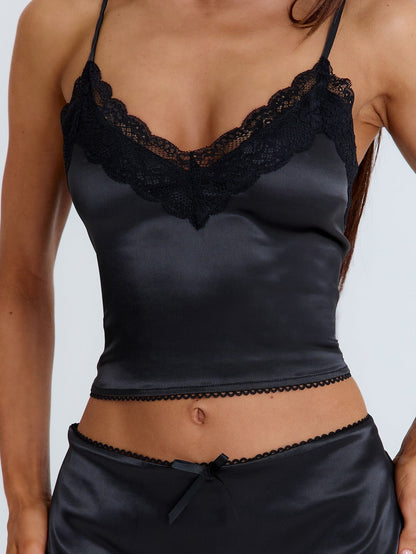 ROSEAMY CROP TOP BLACK