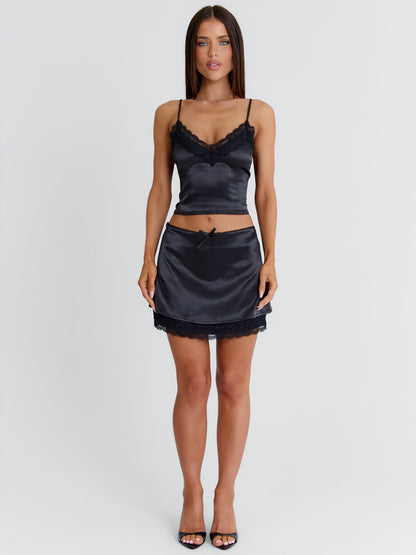 ROSEAMY CROP TOP BLACK