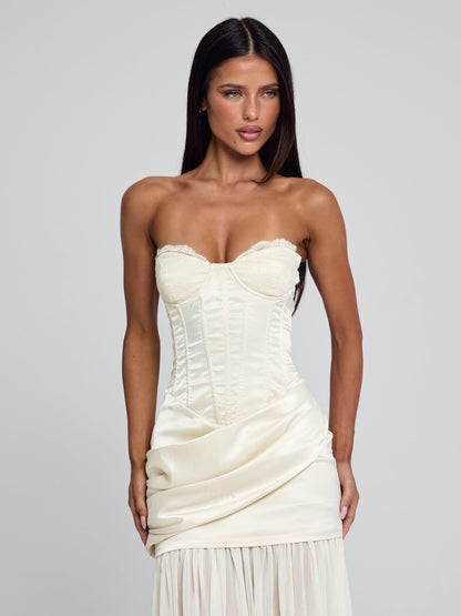 ROWNA MAXI DRESS IVORY