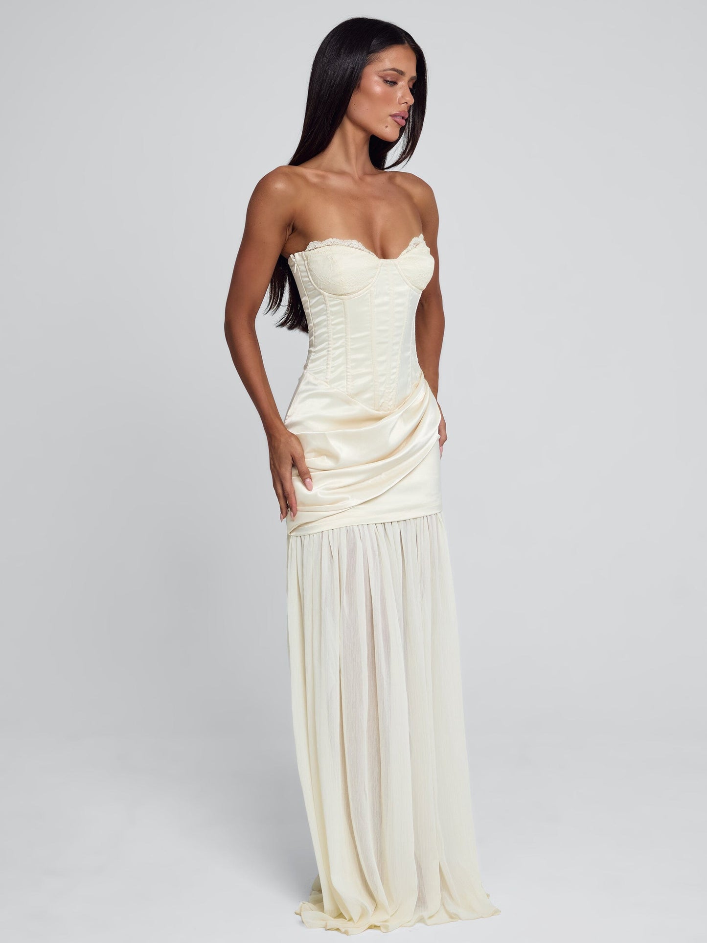 ROWNA MAXI DRESS IVORY