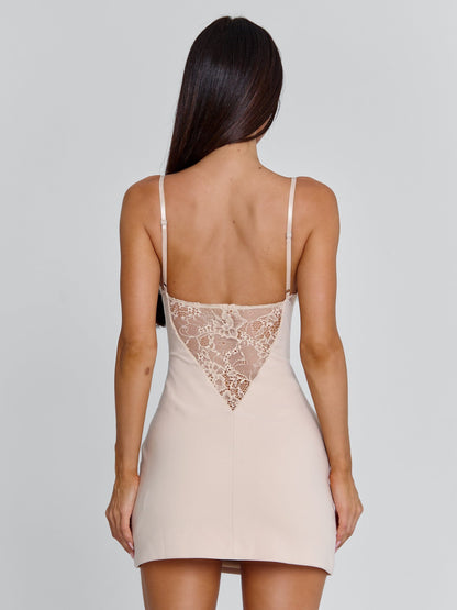SEANA MINI DRESS NUDE