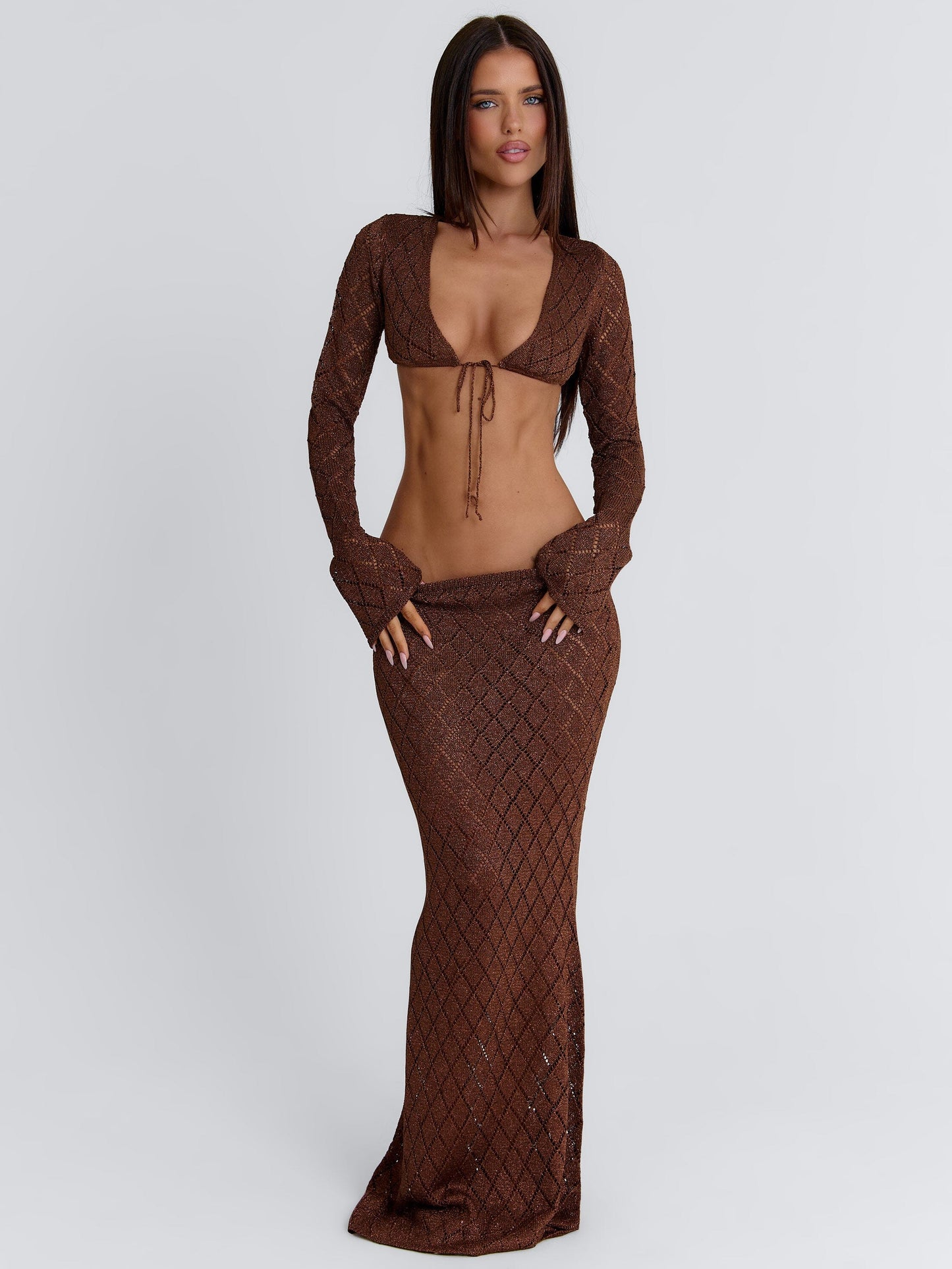SIERA CROP TOP BRONZE