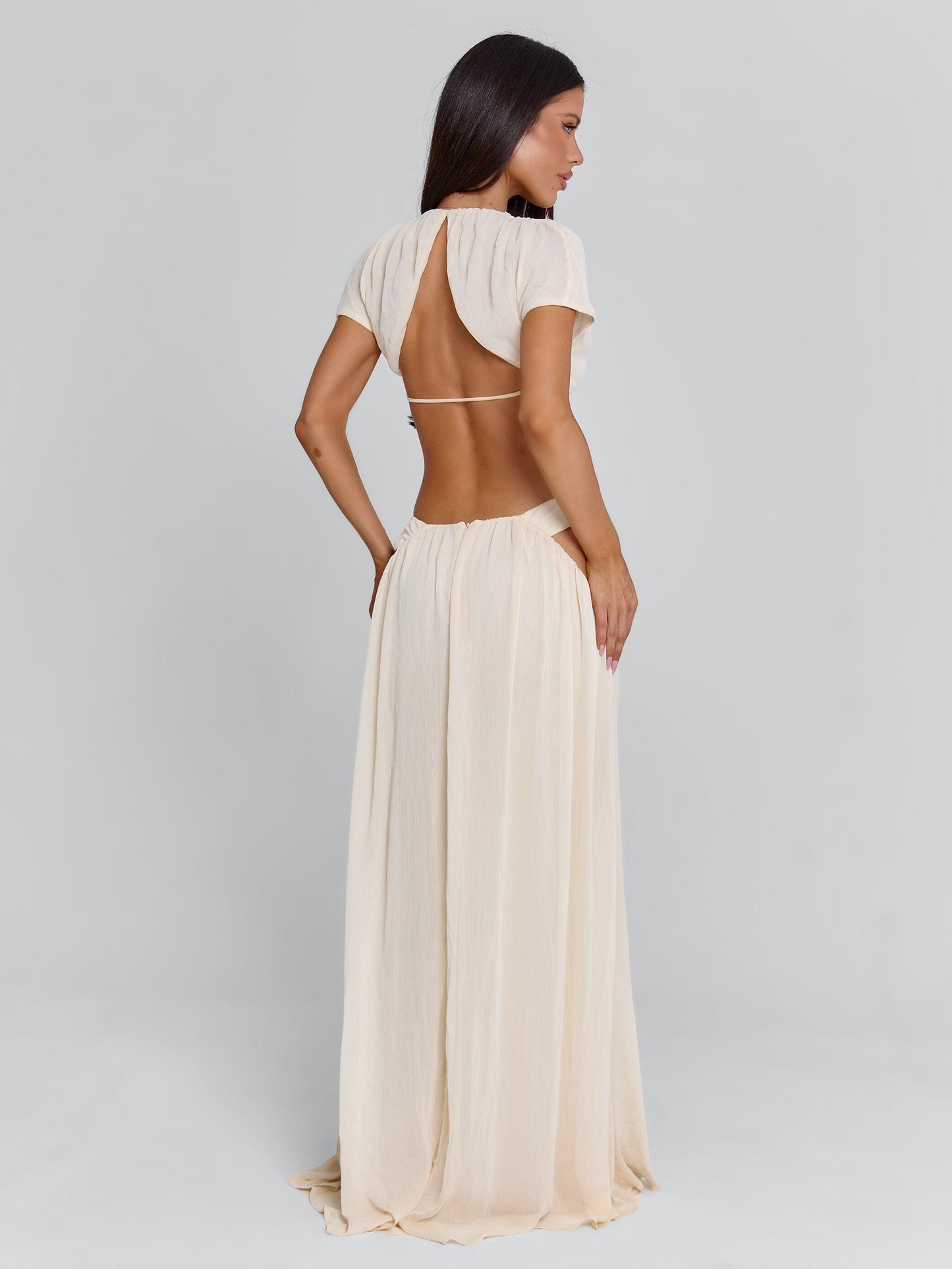 SOLEIA MAXI SKIRT CREAM
