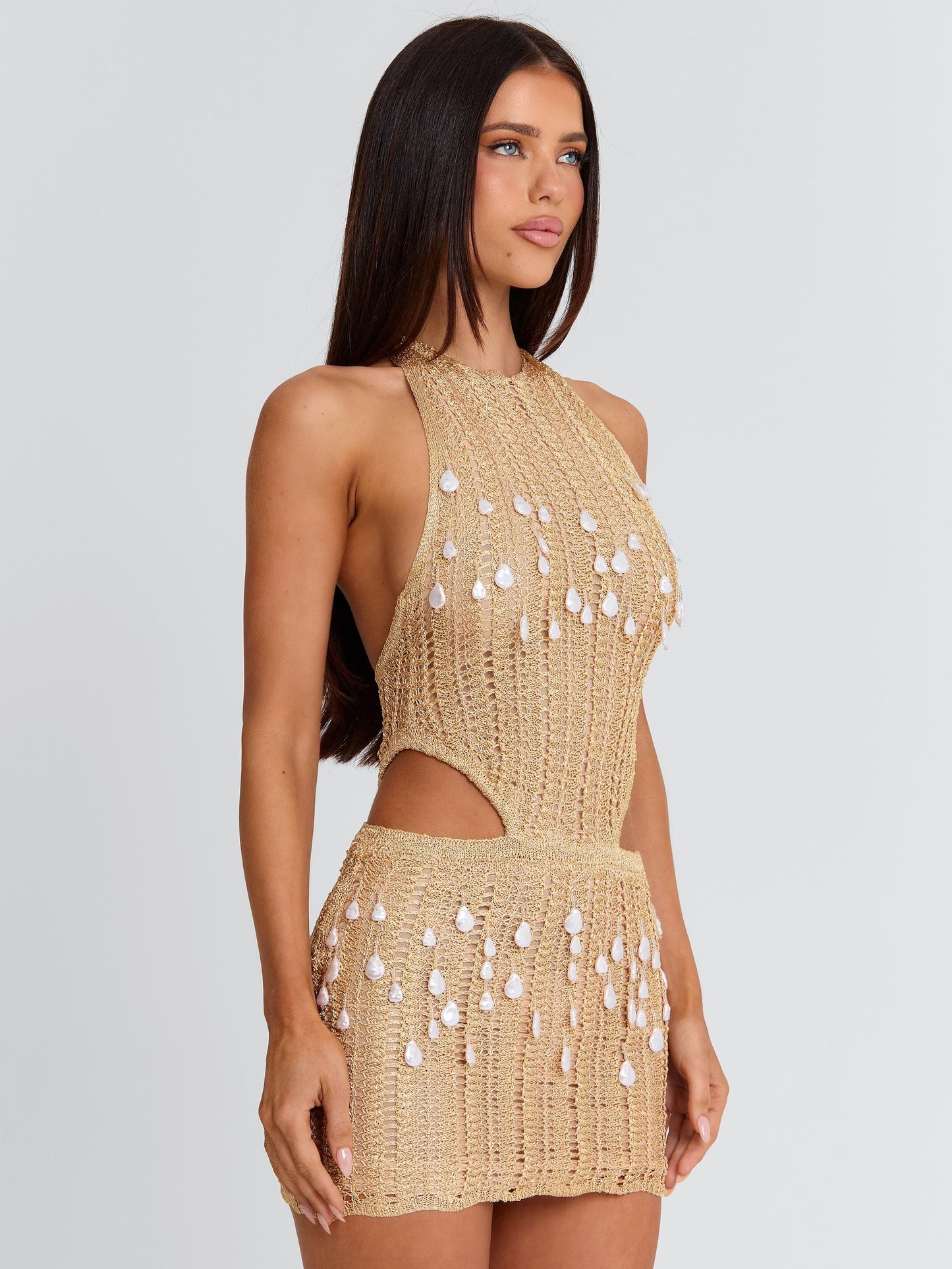SURI MINI DRESS GOLD