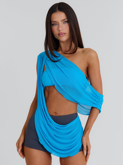 SYLVEE PLAYSUIT BLUE