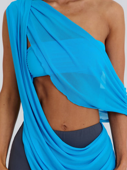 SYLVEE PLAYSUIT BLUE