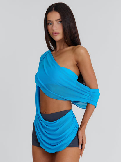SYLVEE PLAYSUIT BLUE