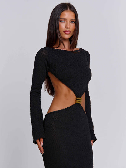 TOVA MAXI DRESS BLACK