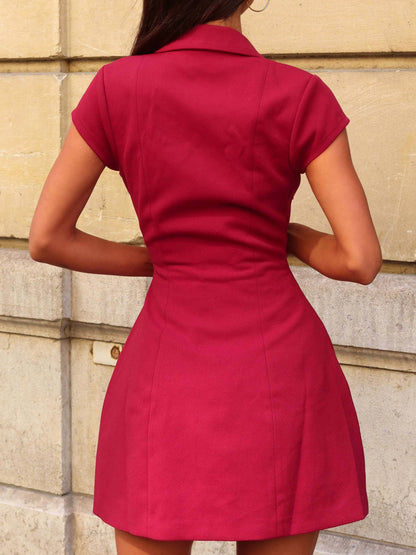 TUTU MINI DRESS RED