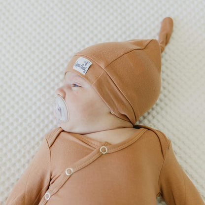 Top Knot Hat - Pecan