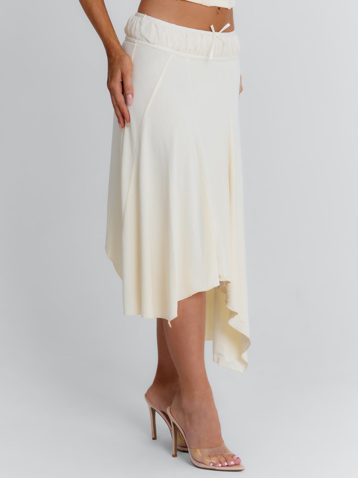 VAL MIDI SKIRT CREAM