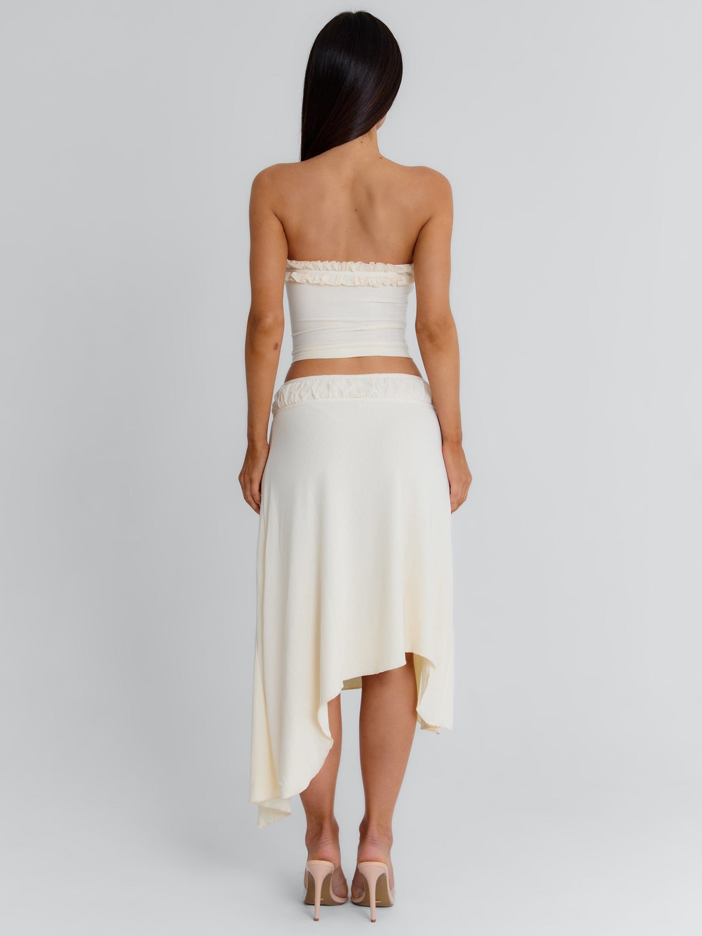 VAL MIDI SKIRT CREAM