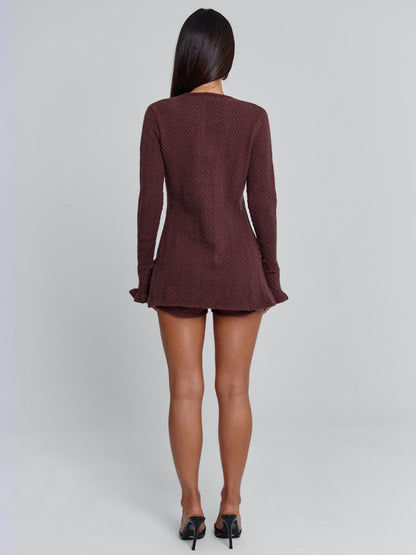 VELMA SHORTS CHOCOLATE