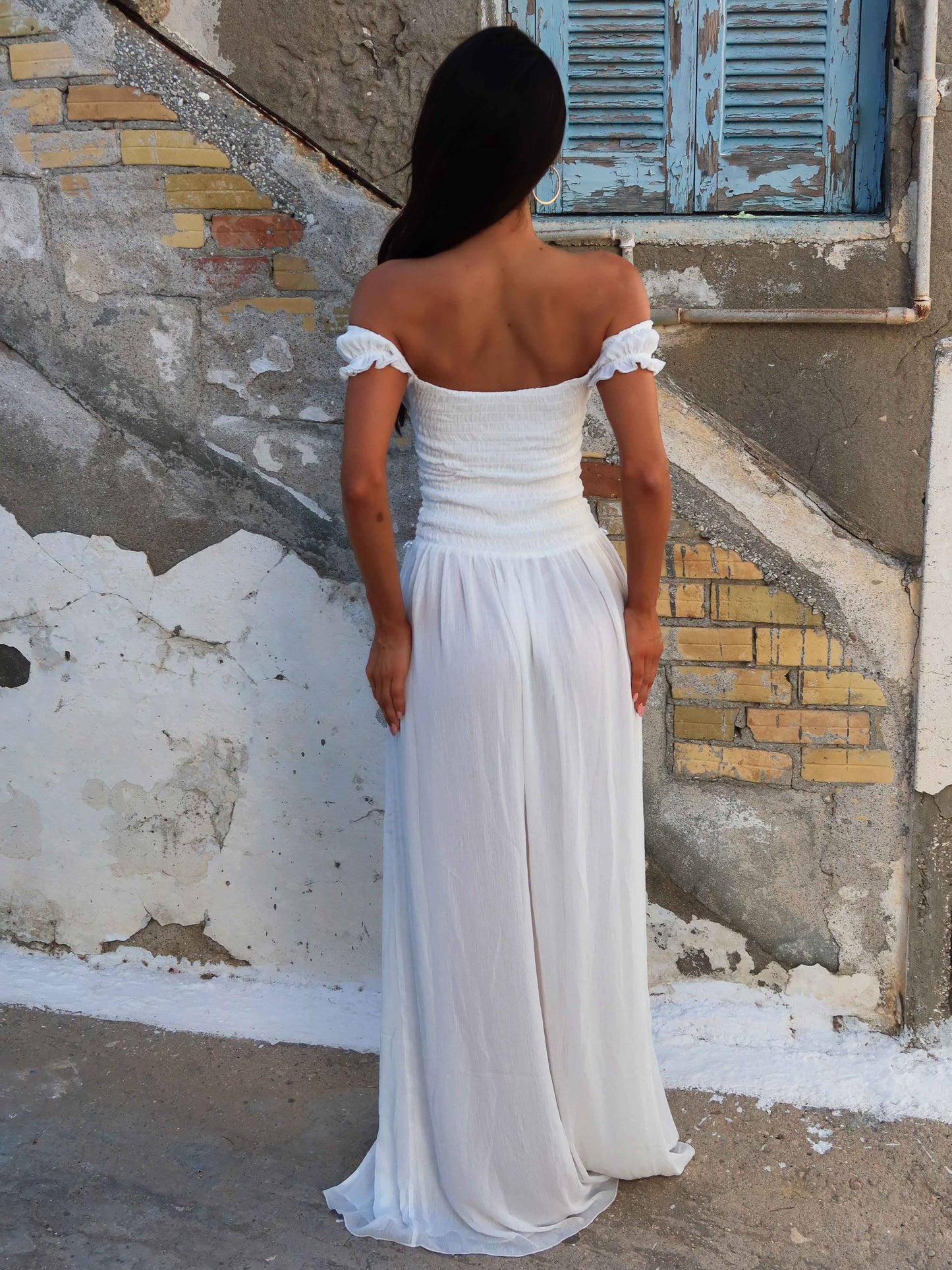 YVINNE MAXI DRESS WHITE