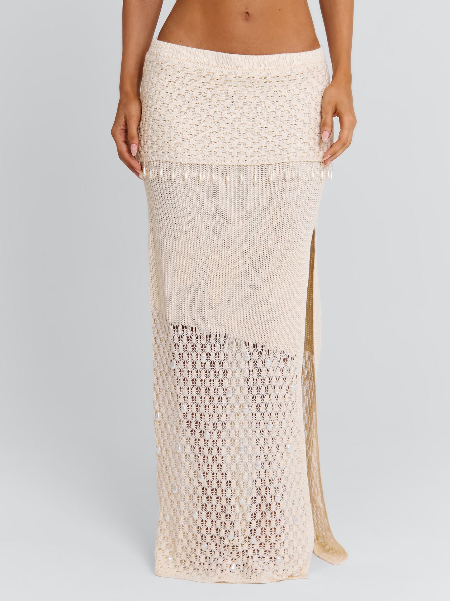 ZARIELLE MAXI SKIRT IVORY