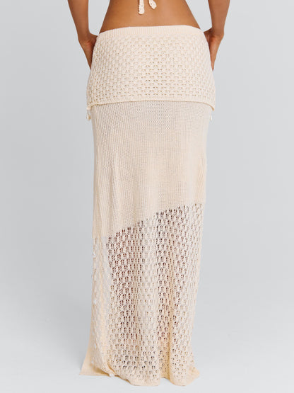 ZARIELLE MAXI SKIRT IVORY