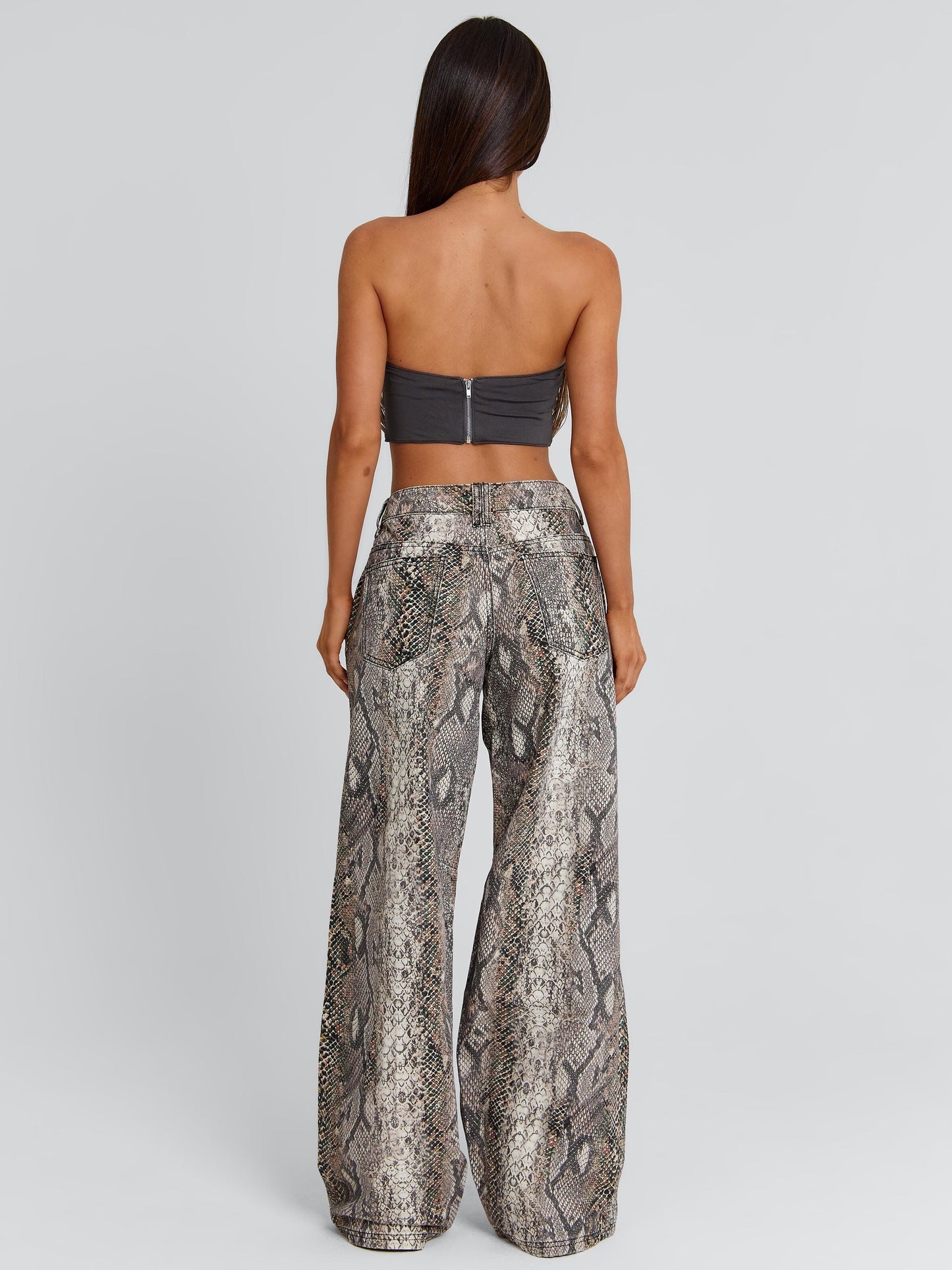 ZERIAH PANTS SNAKE PRINT