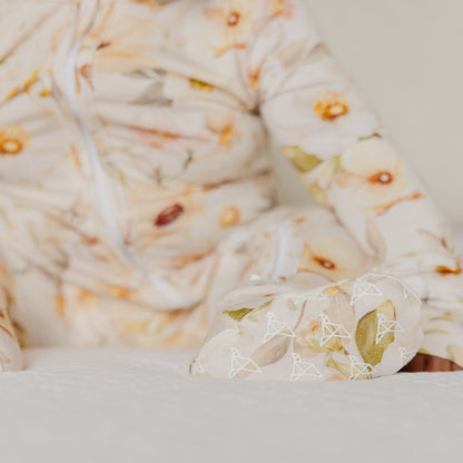 Bamboo Zip-Up Footie Pajama - Angelique