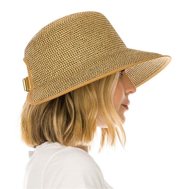 Adjustable Size Hat for Ponytails - Boardwalk Style Facesaver Hat Boardwalk Style Hats