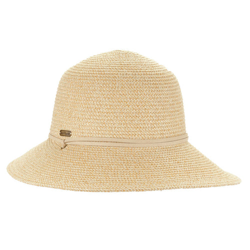 Asymmetrical Brim Sun Hat with Chin Strap - Sun 'N' Sand Hat Wide Brim Hat Sun N Sand Hats