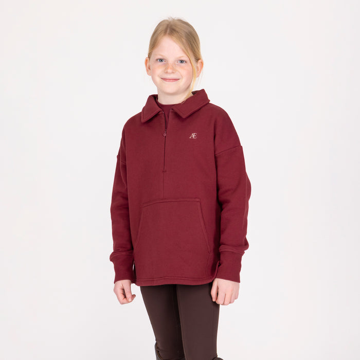 Aubrion Equestrian Quarter Zip Sweater - Young Rider