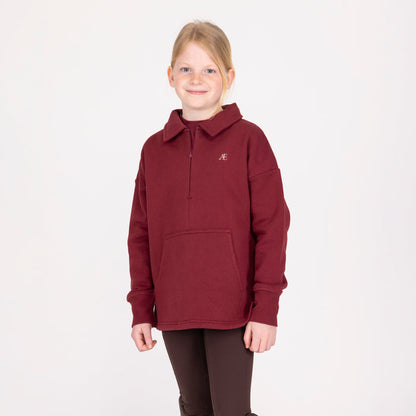 Aubrion Equestrian Quarter Zip Sweater - Young Rider