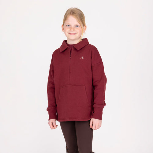 Aubrion Equestrian Quarter Zip Sweater - Young Rider