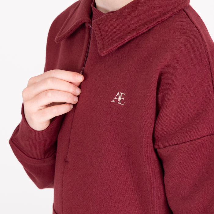 Aubrion Equestrian Quarter Zip Sweater - Young Rider