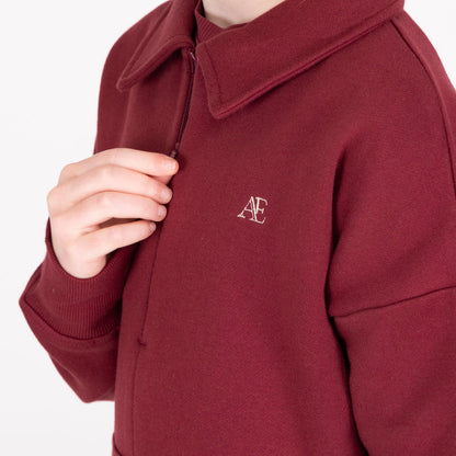 Aubrion Equestrian Quarter Zip Sweater - Young Rider