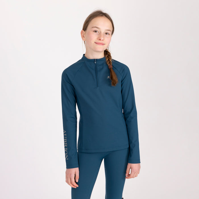 Aubrion Equestrian Winter Long Sleeve Base Layer - Young Rider