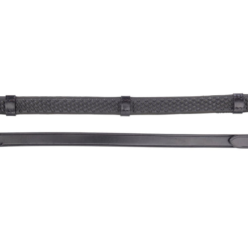Avignon Rubber Reins with Leather Stoppers