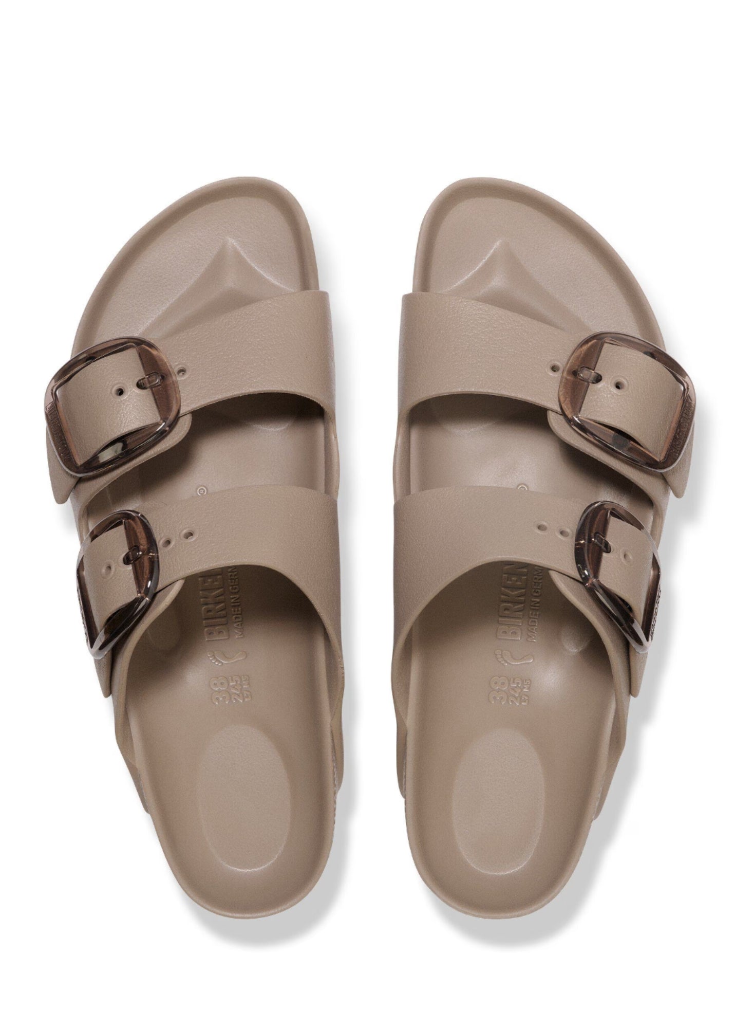 BIRKENSTOCK® Women's Gray Arizona Big Buckle EVA Sandals