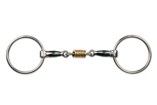 Blue Sweet Iron Loose Ring with Brass Roller