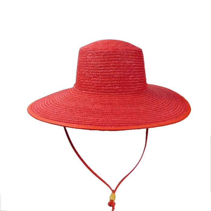 Boater with Large Brim and Chin Cord Bolero Hat Great hats by Karen Keith