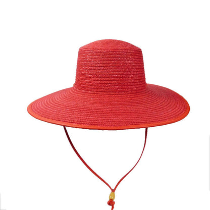 Boater with Large Brim and Chin Cord Bolero Hat Great hats by Karen Keith