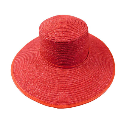 Boater with Large Brim and Chin Cord Bolero Hat Great hats by Karen Keith