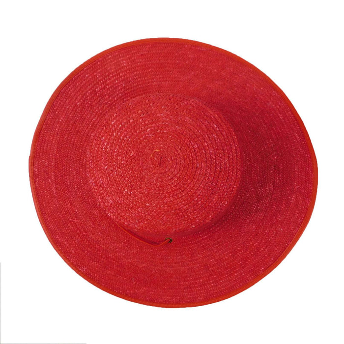Boater with Large Brim and Chin Cord Bolero Hat Great hats by Karen Keith
