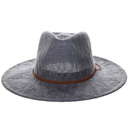 Boucle Knit Safari Hat with Braided Band - Scala Hats Safari Hat Scala Hats