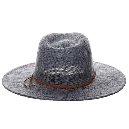 Boucle Knit Safari Hat with Braided Band - Scala Hats Safari Hat Scala Hats