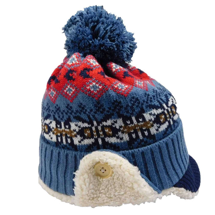 Boy's Winter Beanie Beanie Jeanne Simmons Accessories Kjs1240BL Blue