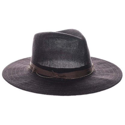 Brown Knit Safari Hat with GG Ribbon Band - Scala Hats Safari Hat Scala Hats LC836-ASST Brown OS