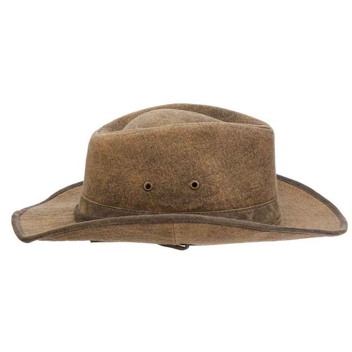 Buckthorn Tarp Cloth Western Outback Hat - Stetson Hats Safari Hat Stetson Hats STC334-TAN4 Tan X-large